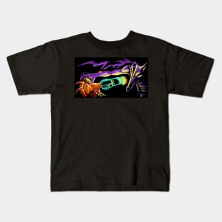 Samus Vs Ridley Kids T-Shirt